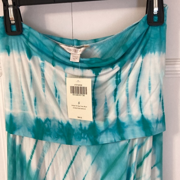 NWT Boston Proper tie dye conv Moxi turquoise multi Sz:S - Picture 3 of 4